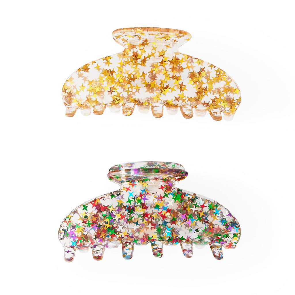 Confetti Club Hair Claw Clips (set of 2)