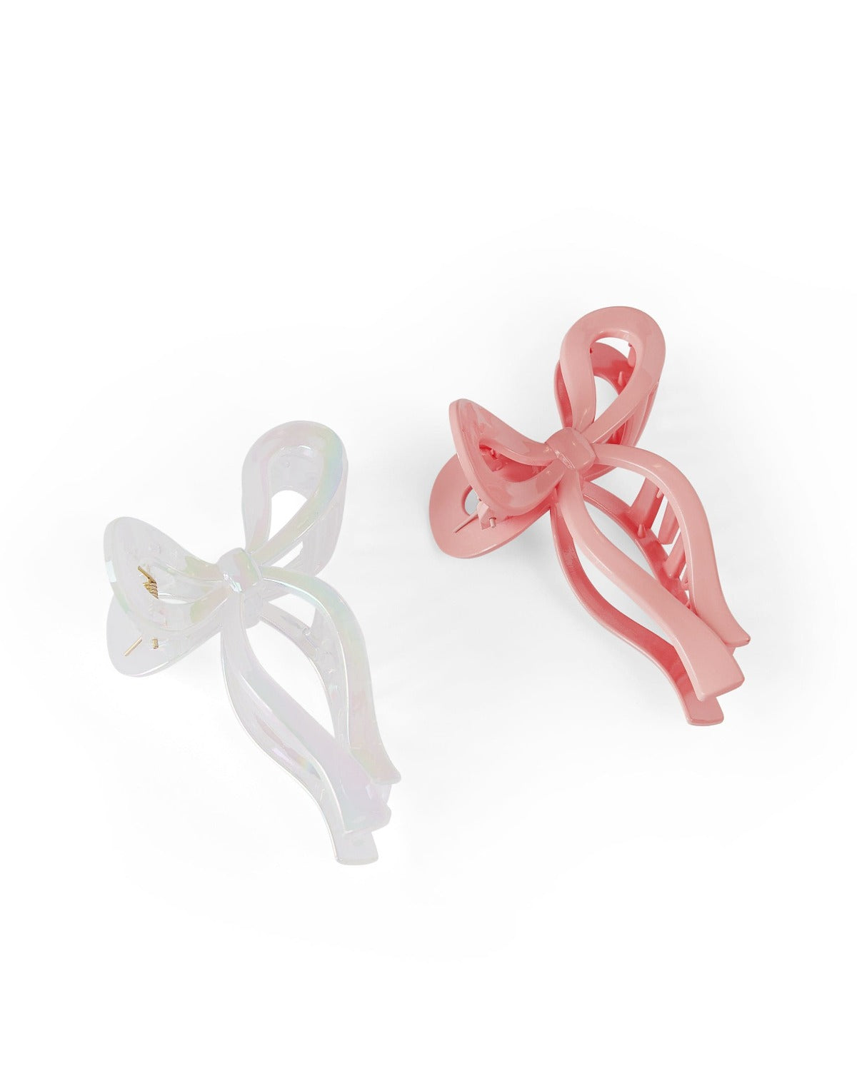 Bow Hair Claw Clips (set of 2)