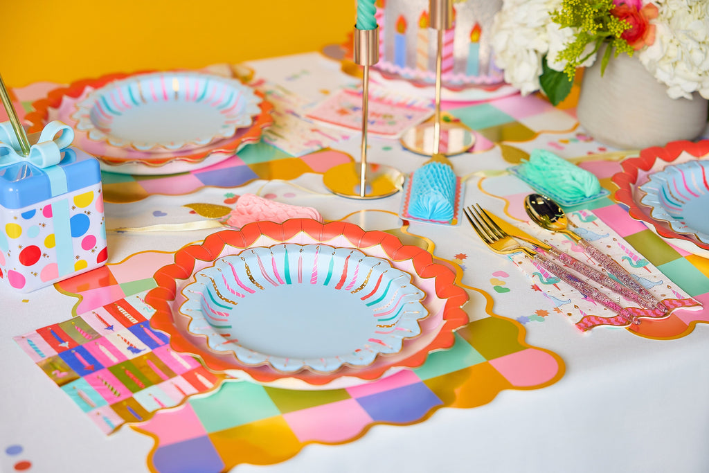 Birthday Candles Dessert Plates (10 count)