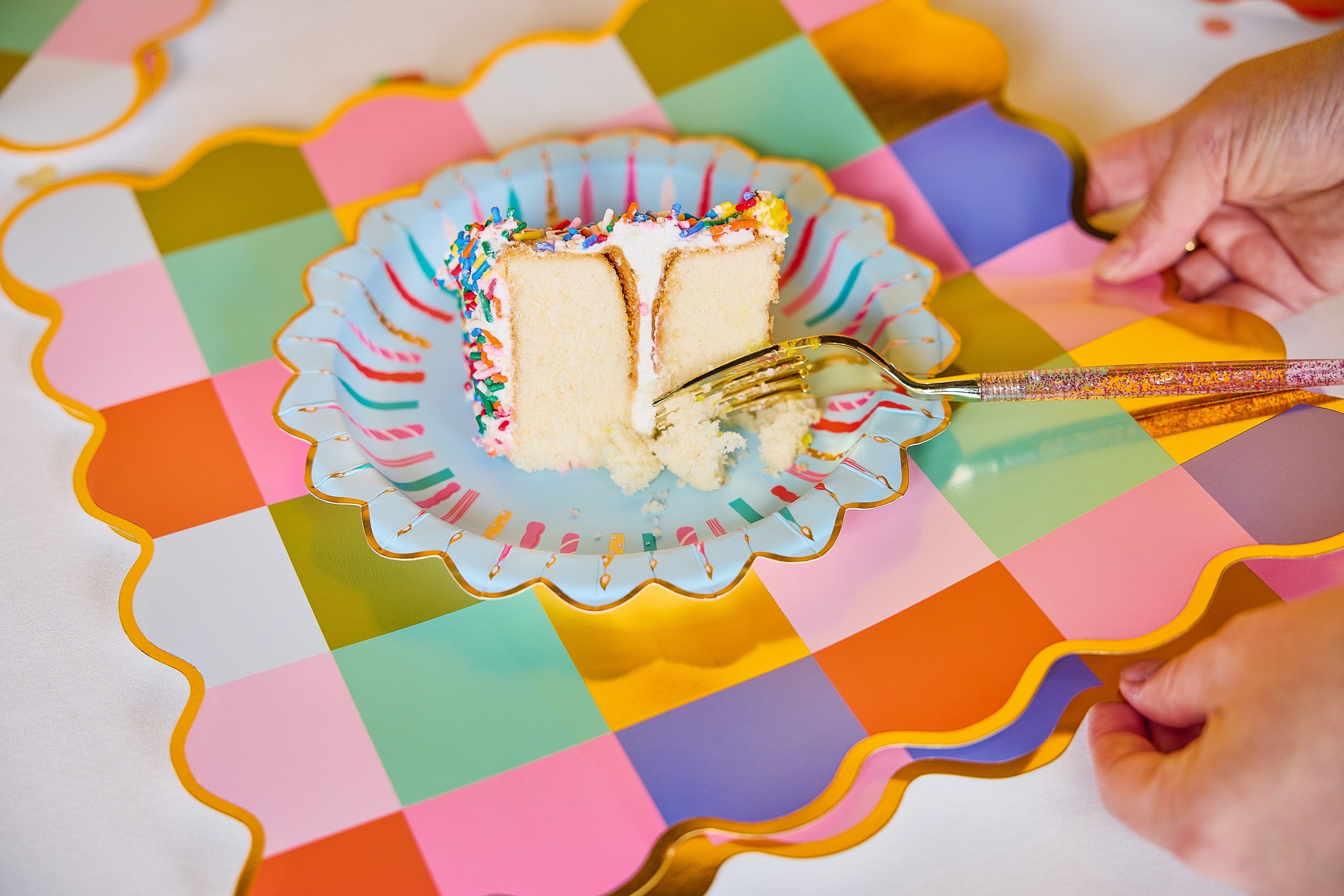 Birthday Candles Dessert Plates (10 count)