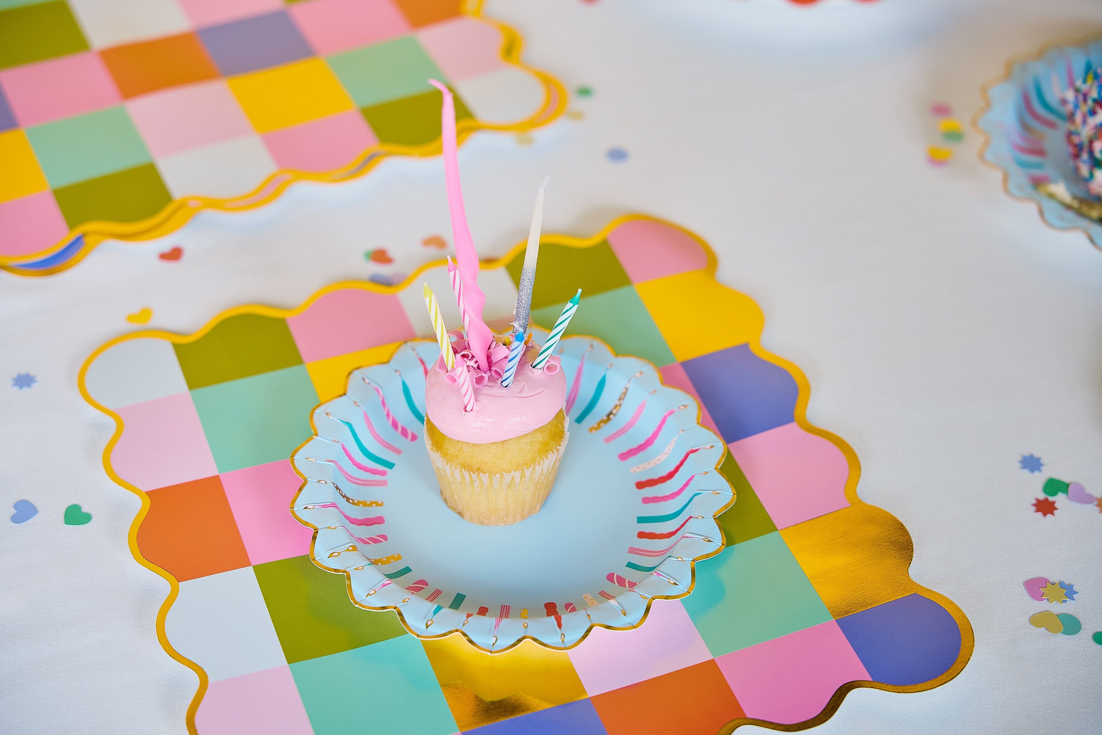 Birthday Candles Dessert Plates (10 count)
