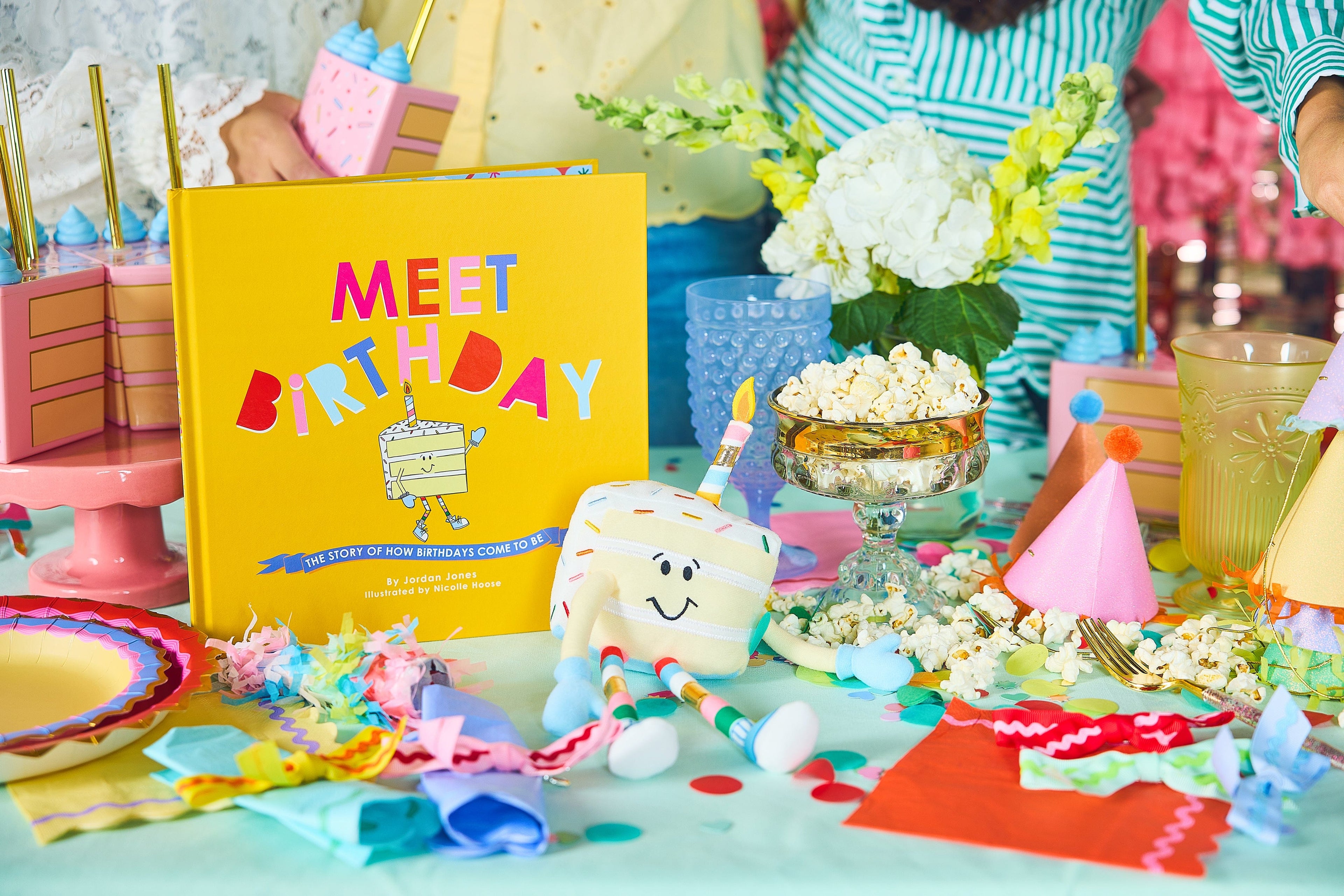 Meet Birthday Book & Cake Sipper Bundle
