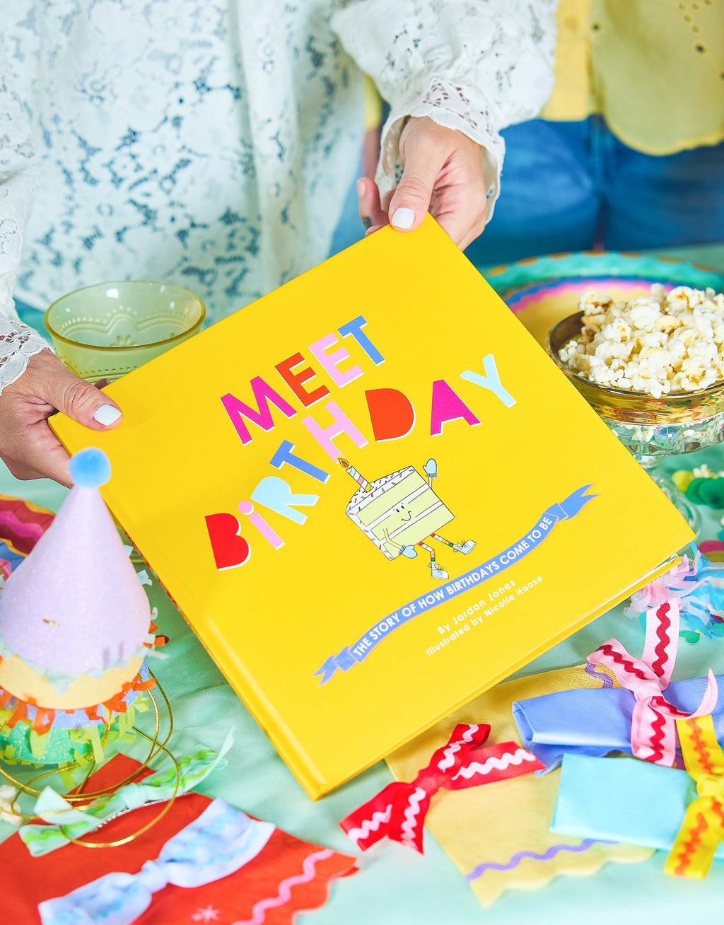 Meet Birthday Book & Cake Sipper Bundle