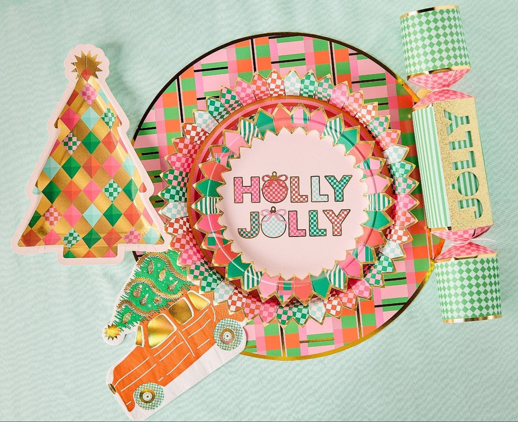 Christmas Plaid Holiday Placemats (10 count)