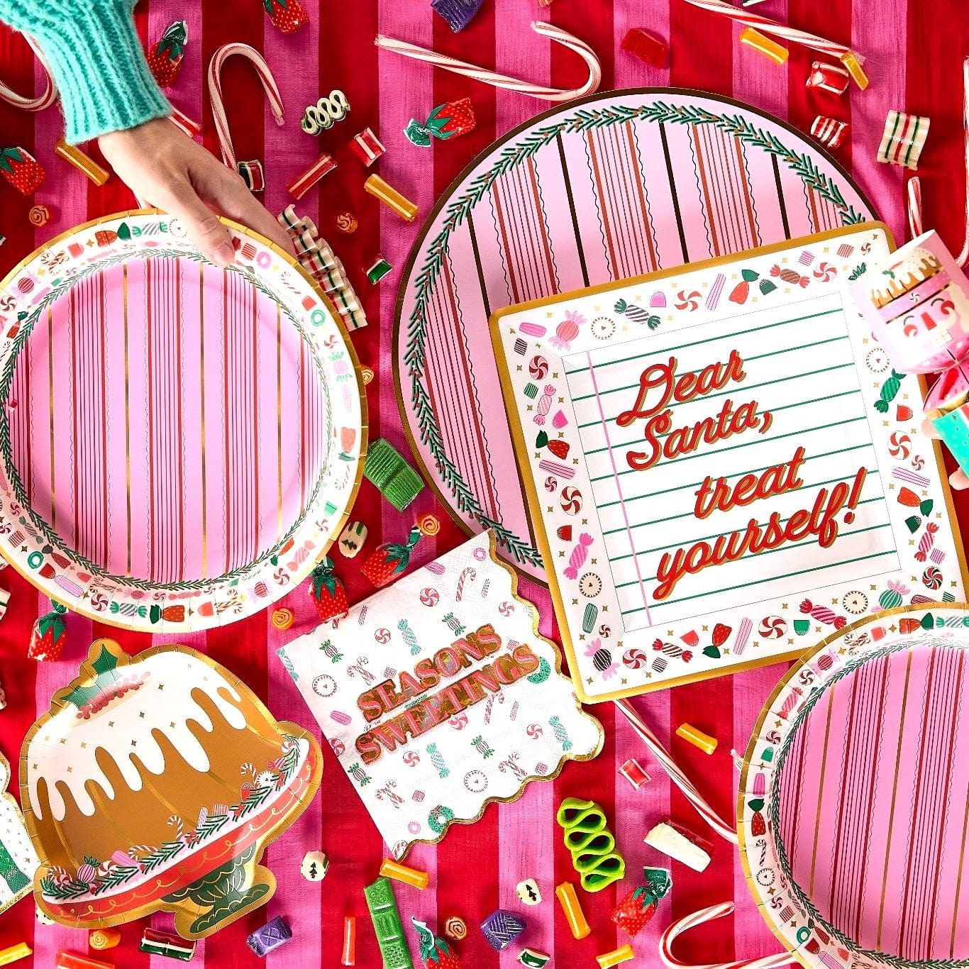 Seasons Sweetings Holiday Tableware Party Kit