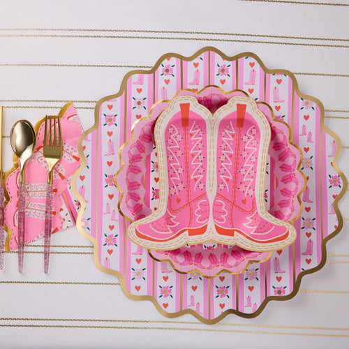 Better With Boots Tableware Party Kit