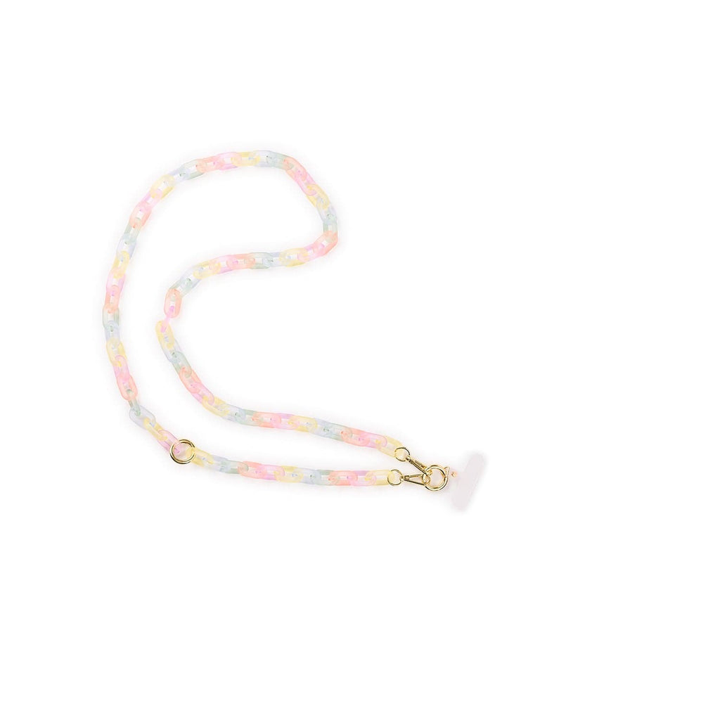 Link Up Frosted Rainbow Phone Chain