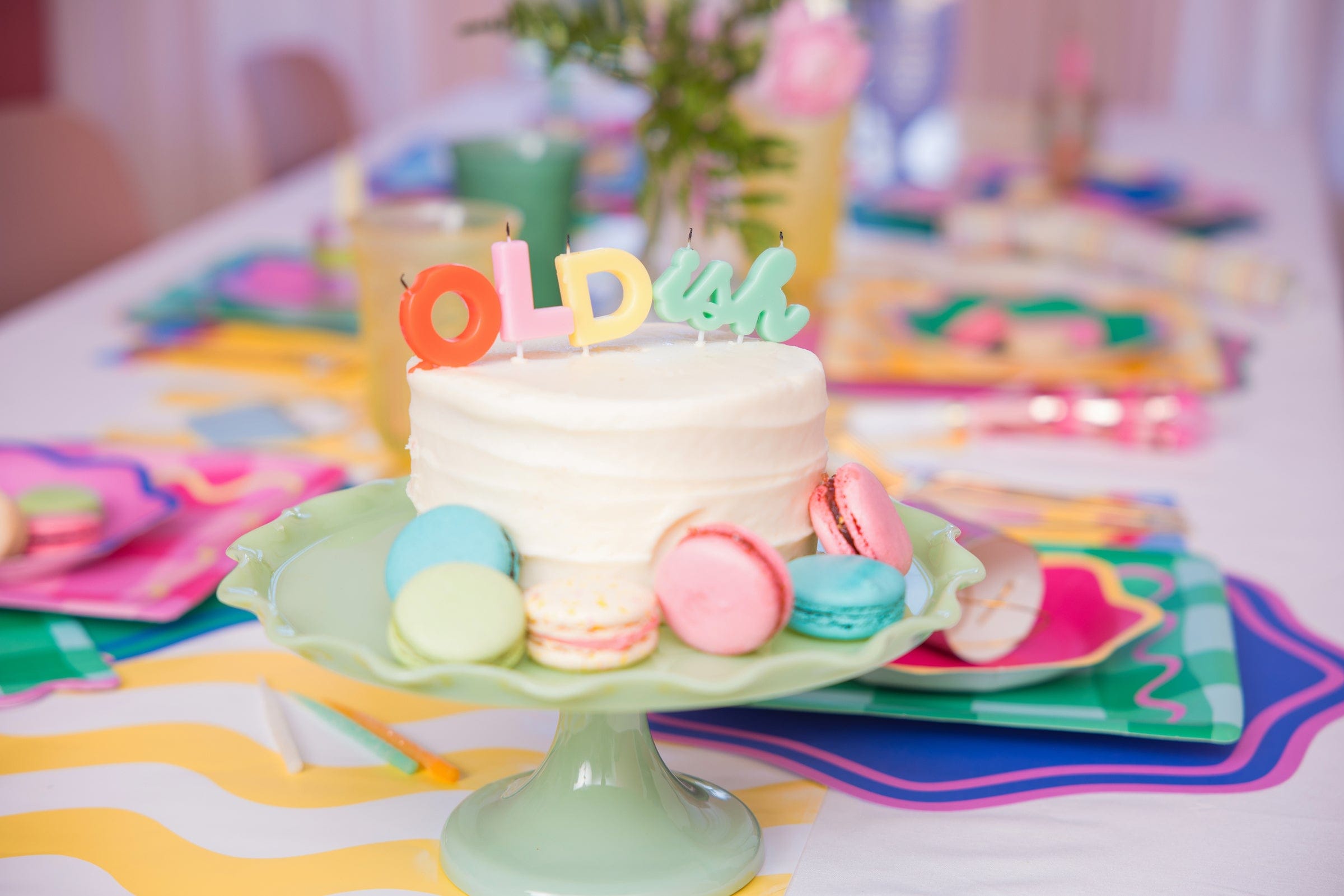OLDish Birthday Candle
