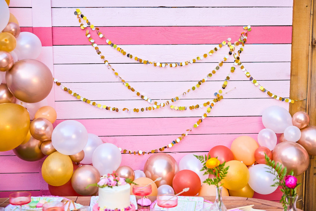 Metallic Confetti Garland