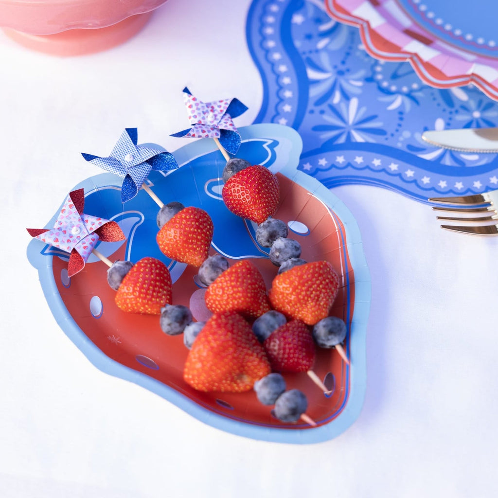 Mini Pinwheel Cake Toppers (8 ct)