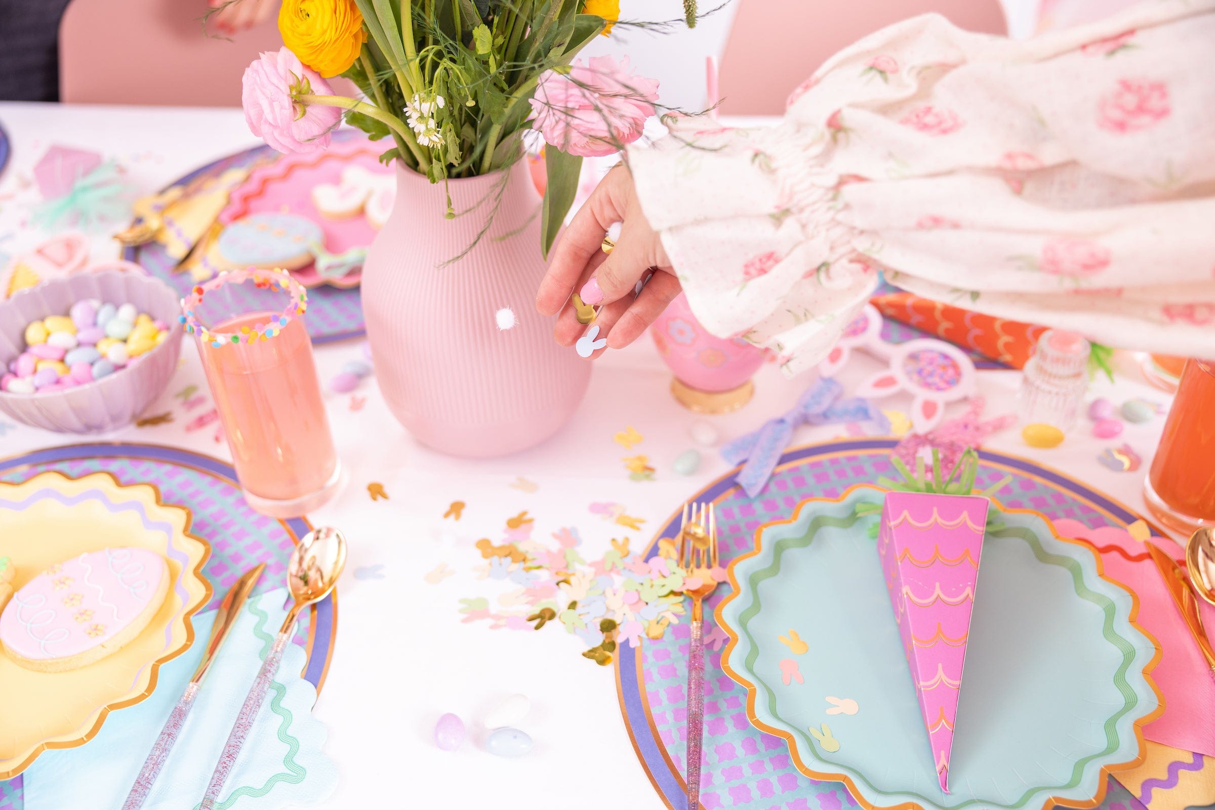 Hoppy Tails Easter Bunny Confetti Mix