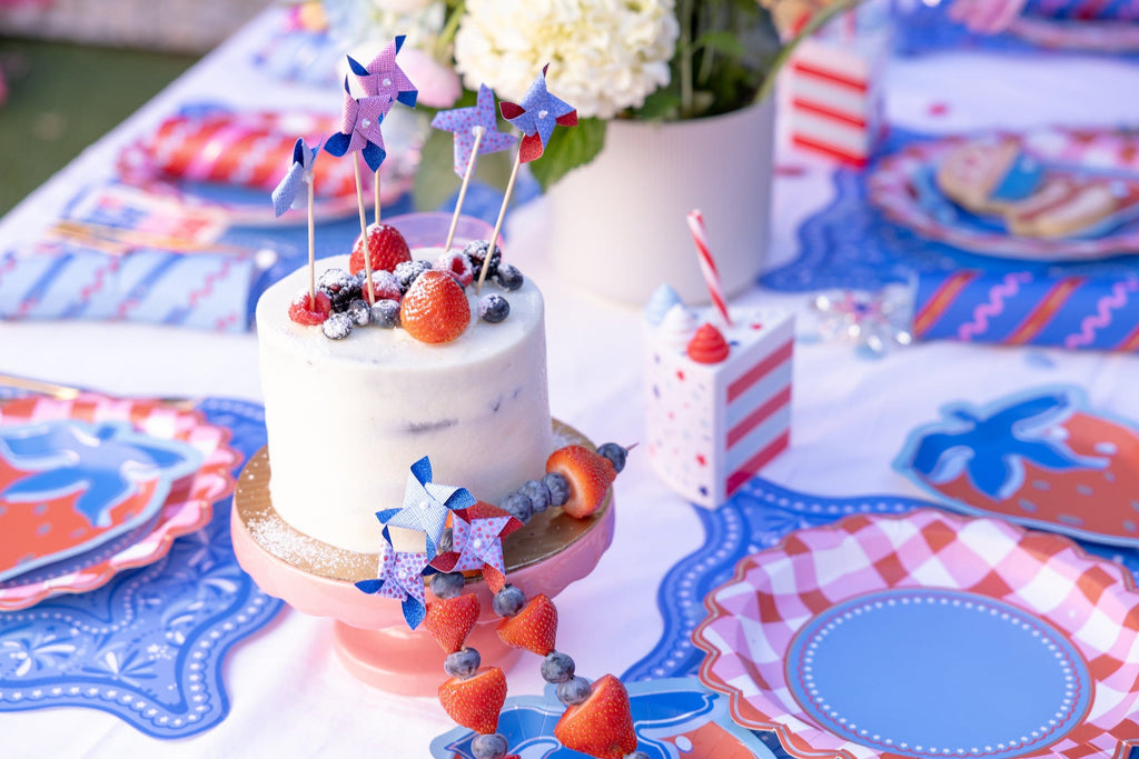 Mini Pinwheel Cake Toppers (8 ct)