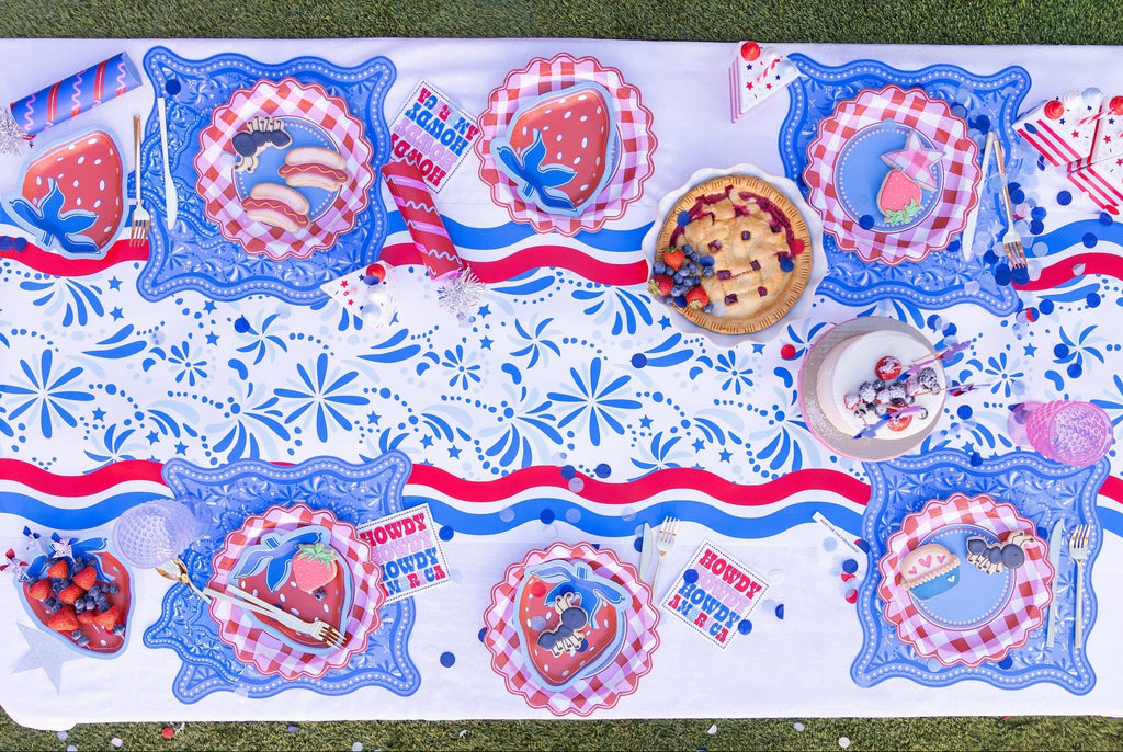 Star Spangled Spark Paper Table Runner