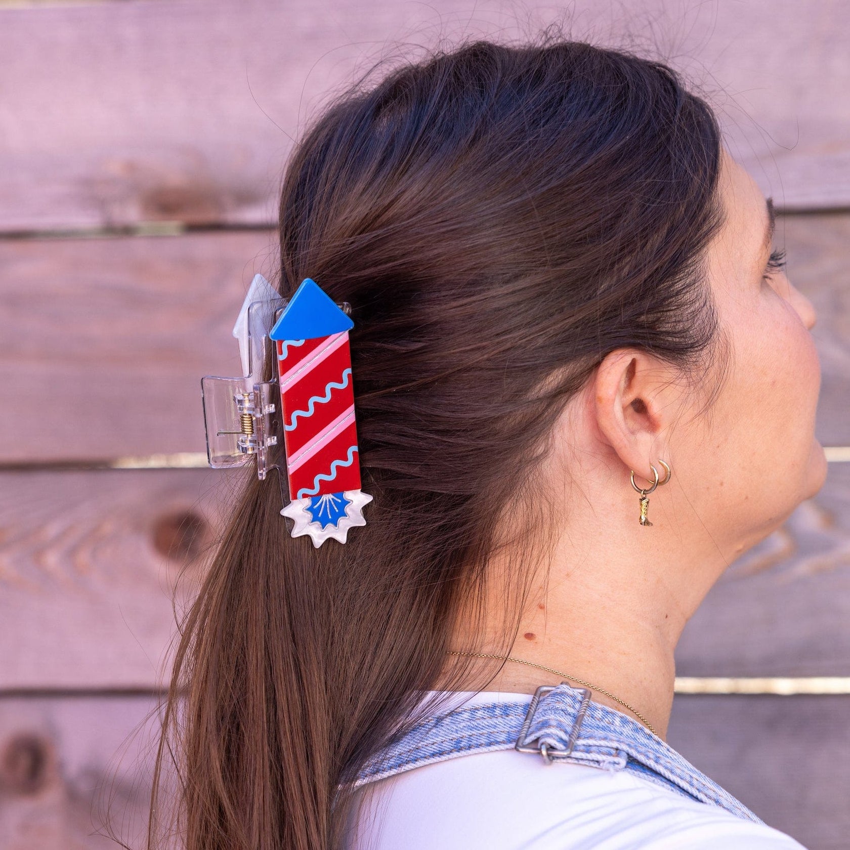 Firework Hair Claw Clip