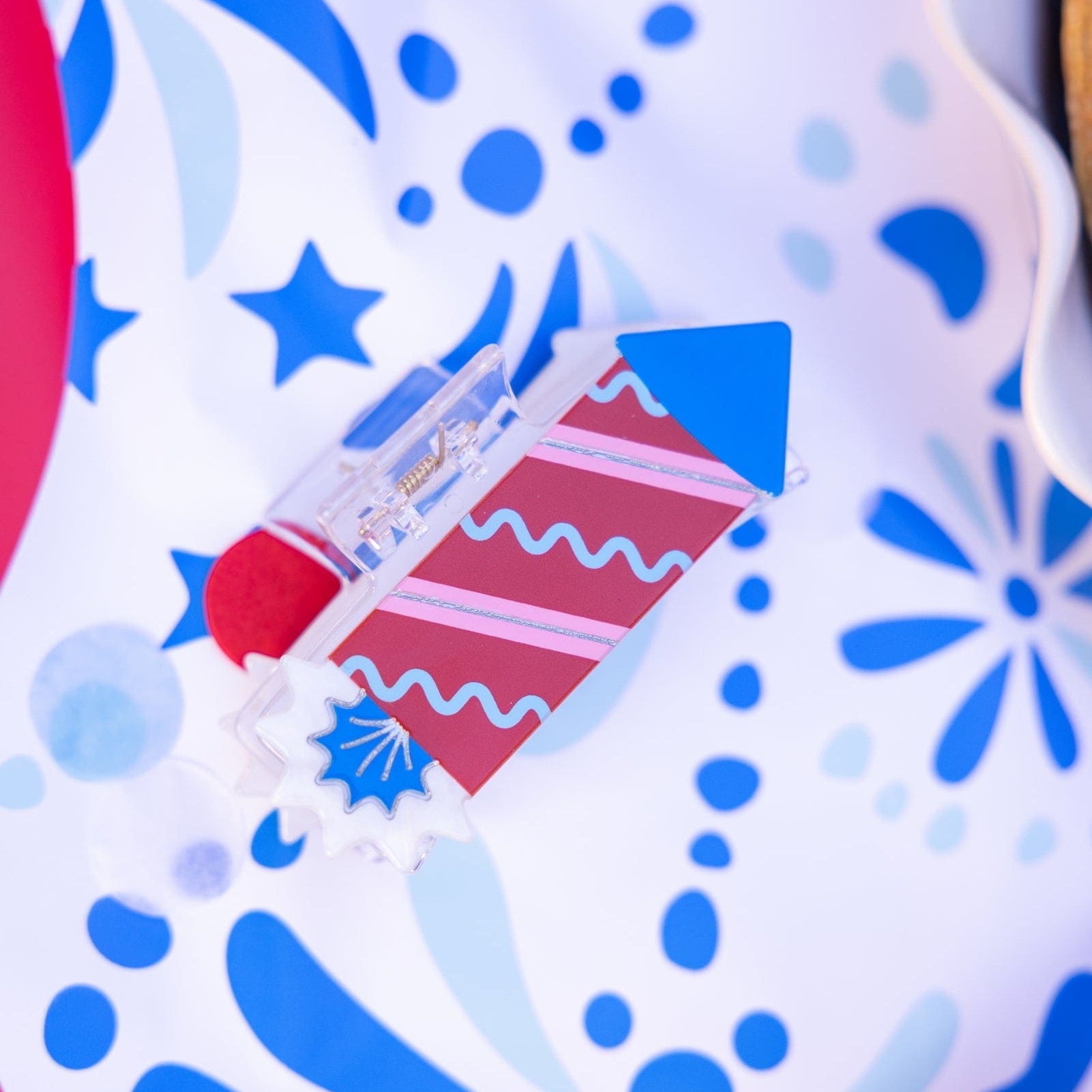 Firework Hair Claw Clip