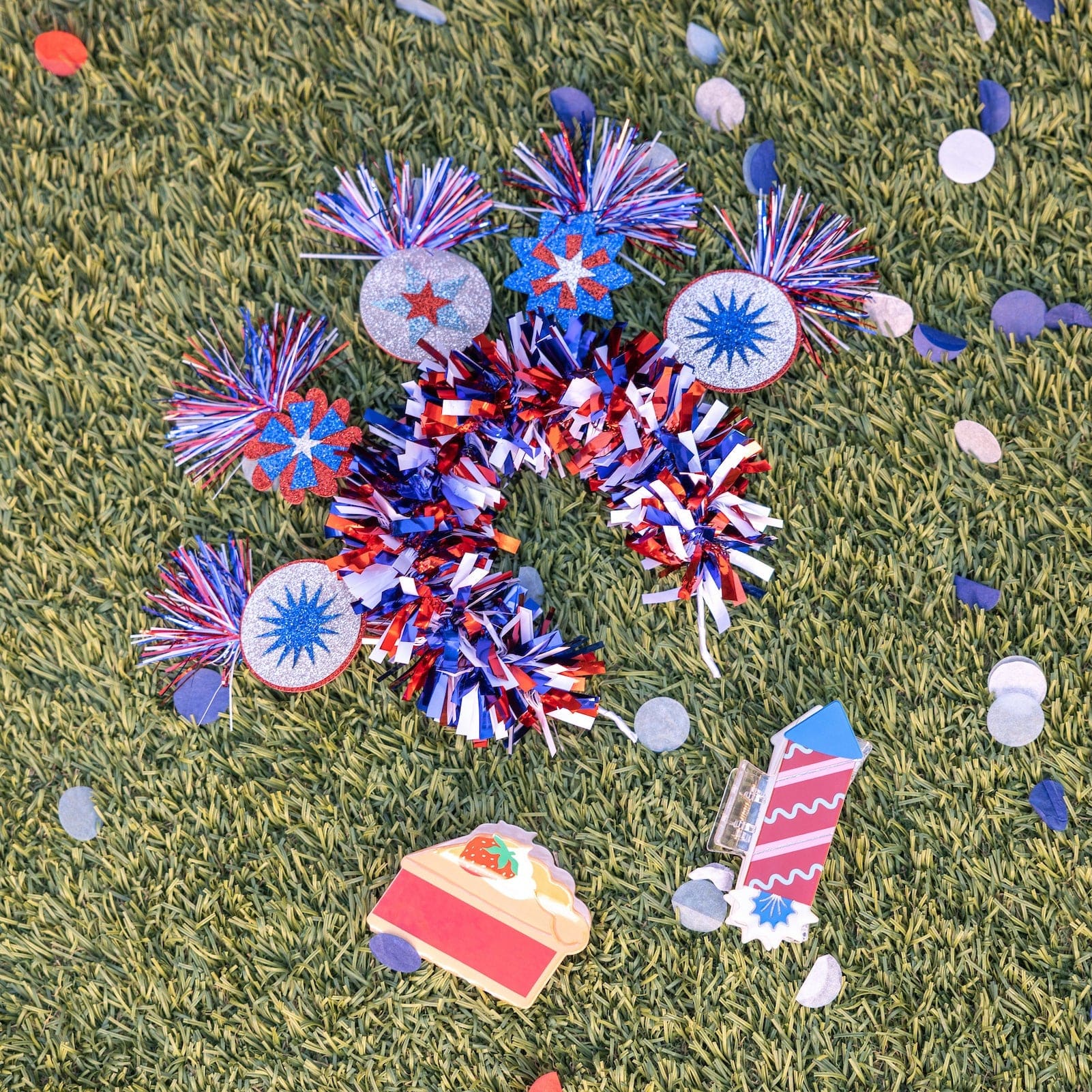 Firework Hair Claw Clip