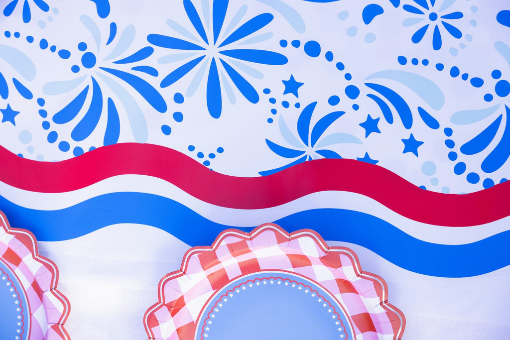 Star Spangled Spark Paper Table Runner