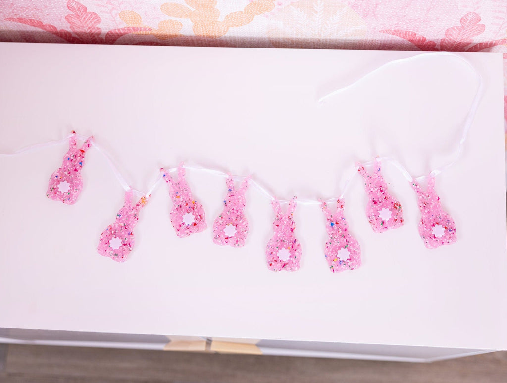 Confetti Bunny Acrylic Garland