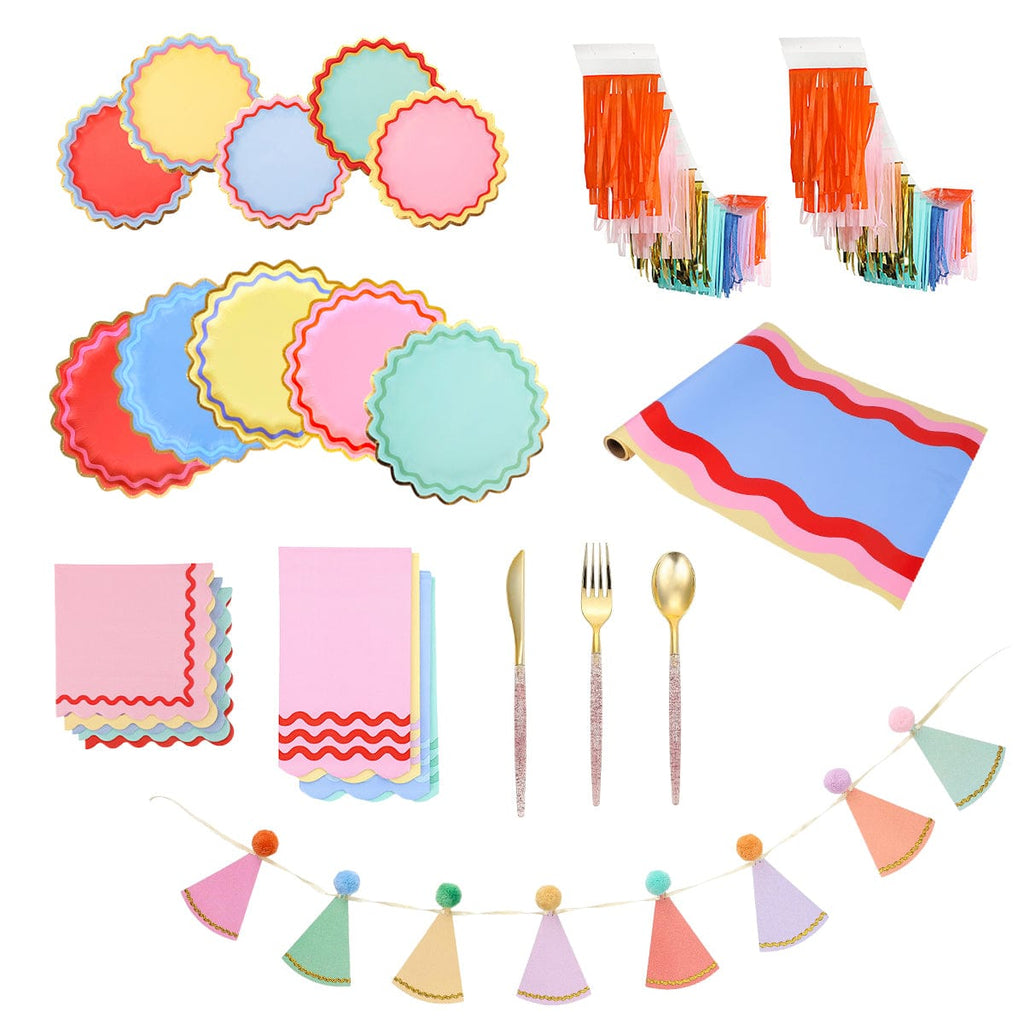 Rainbow Ric Rac Ultimate Party Kit