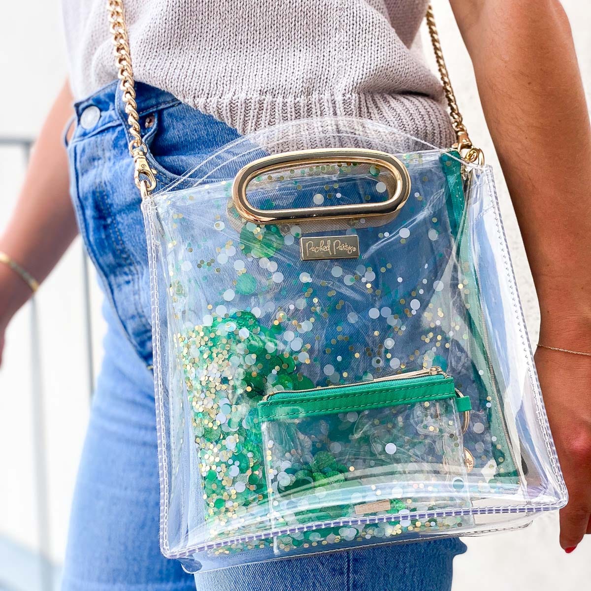 Cooper Crossbody Stadium-Approved Clear Bag