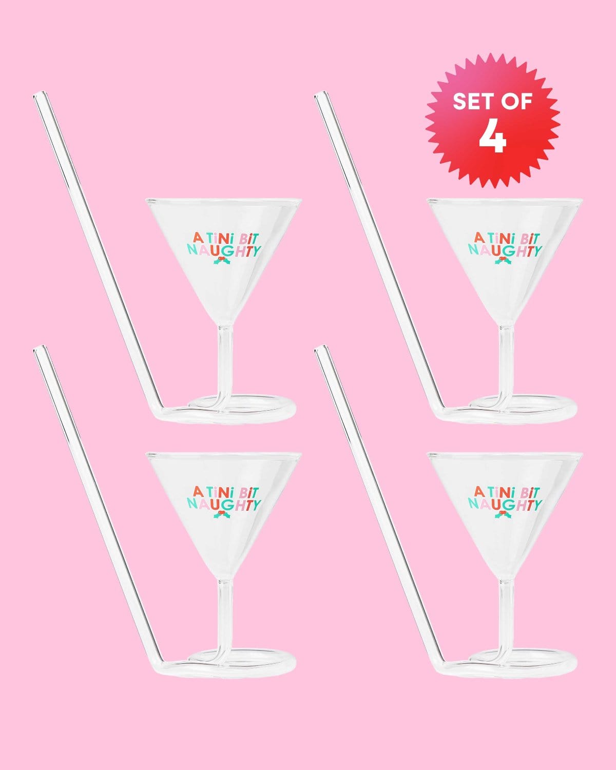 Tini Bit Naughty Martini Glass