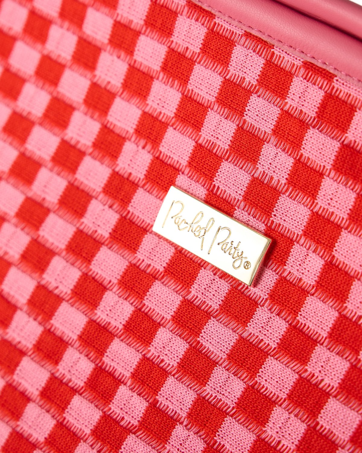 Checkered Weekender Duffel Bag