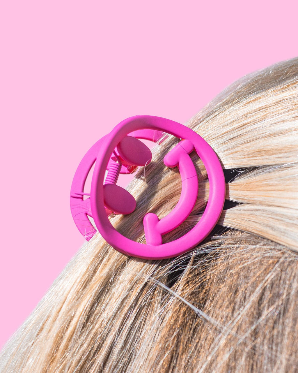 Smiley Hair Claw Clips (set of 3)