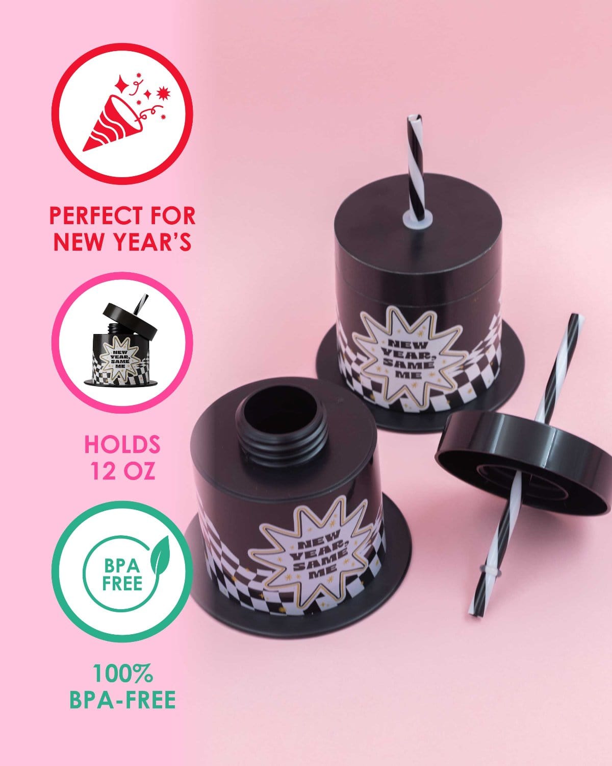 New Year's Eve Sippers (set of 2)
