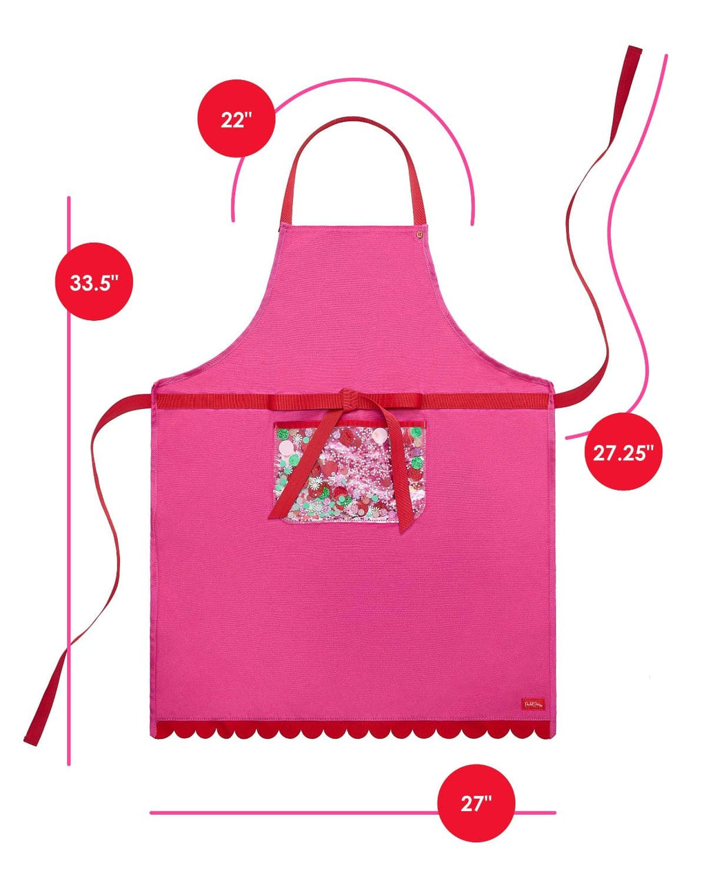 Pretty in Pink Confetti Apron