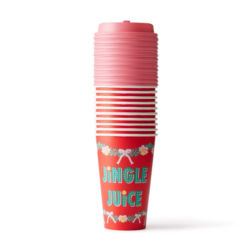 Jingle Juice Cup Set With Lids (10 count)