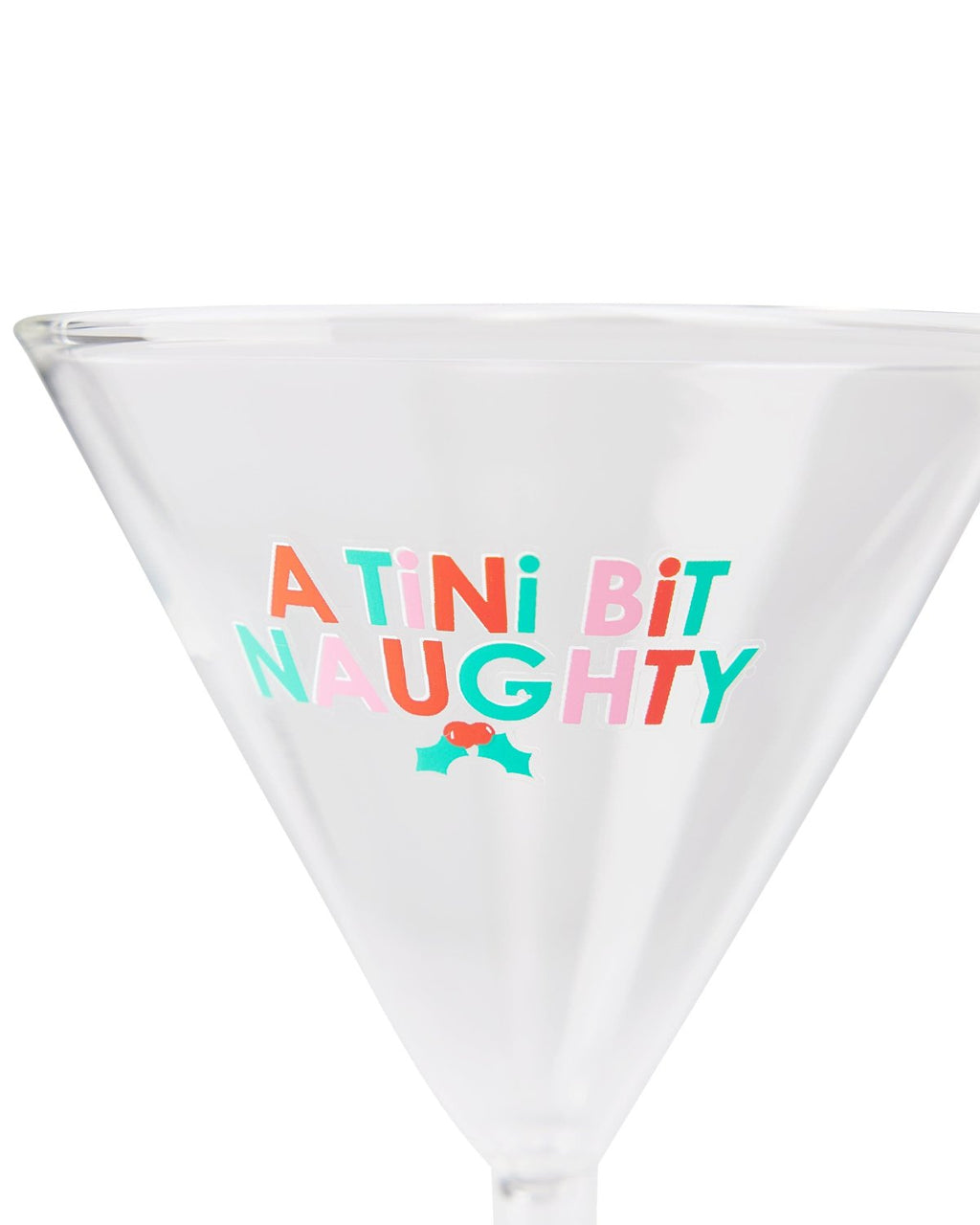 Tini Bit Naughty Martini Glass