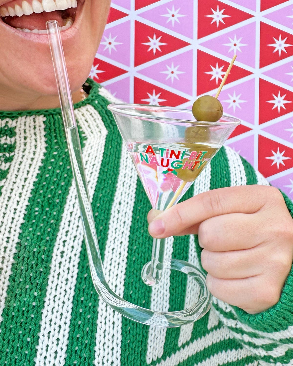 Tini Bit Naughty Martini Glass