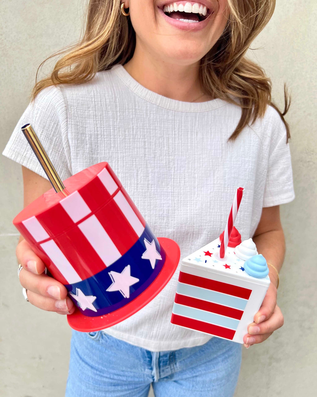 Hats Off To The USA Patriotic Sippers (Set of 2)
