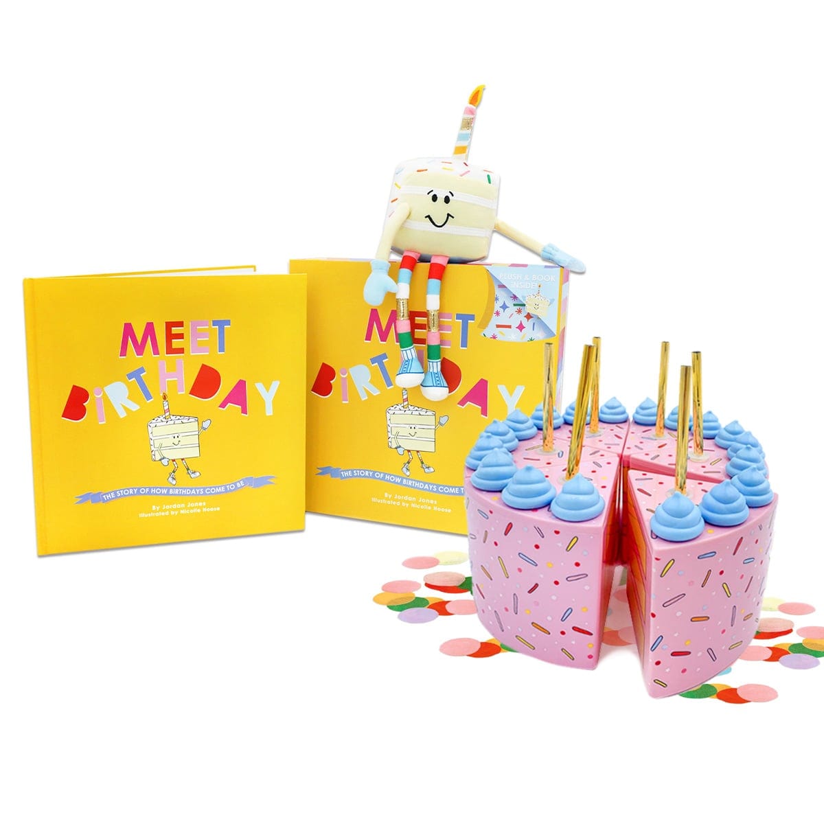 Meet Birthday Book & Cake Sipper Bundle
