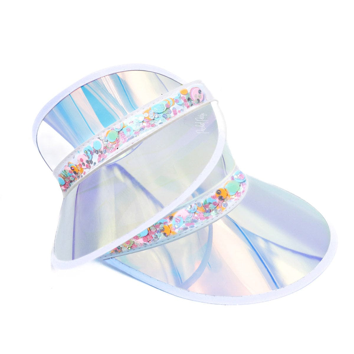 Confetti Sun Visors (Set of 2)