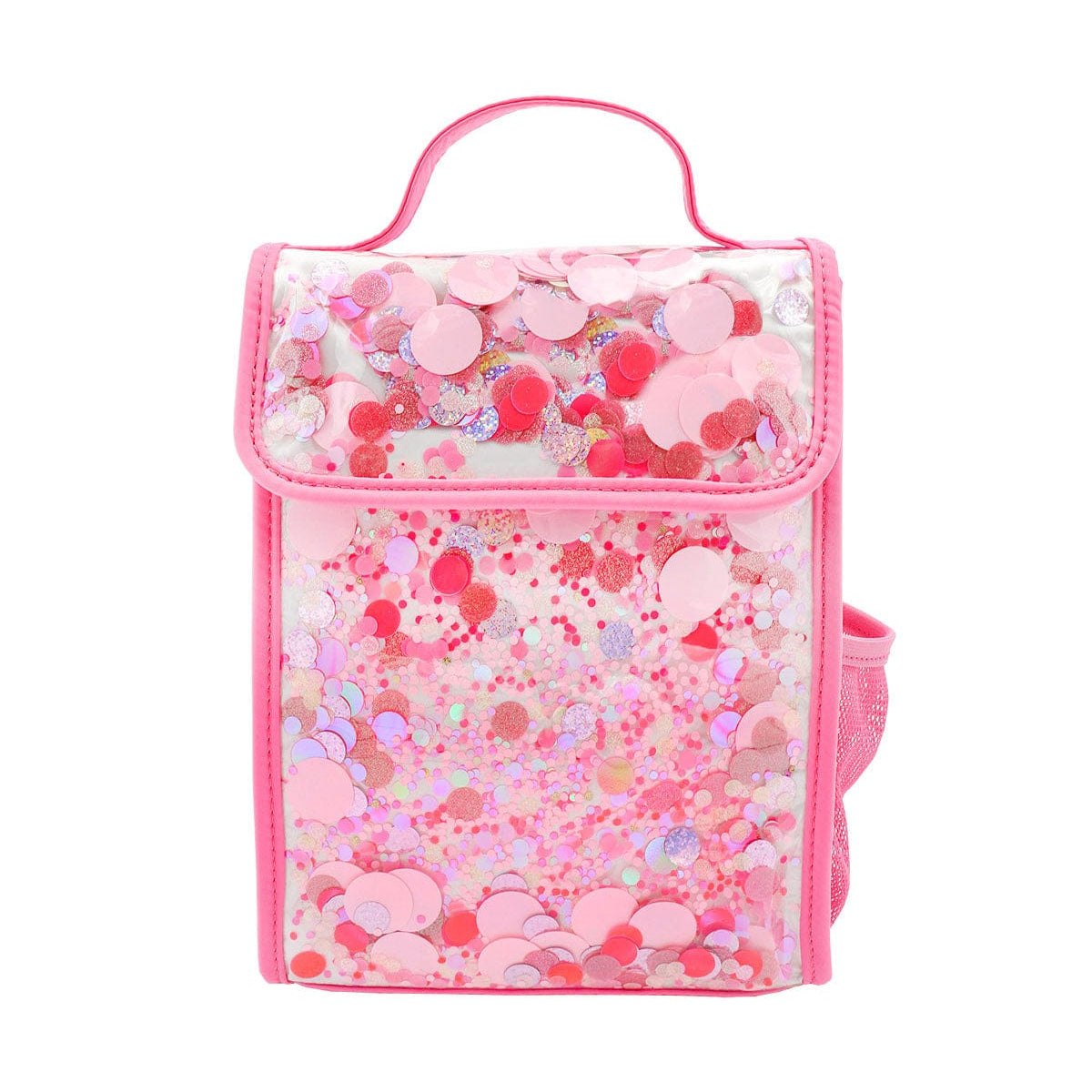 Pink Confetti Party Insulated Lunchbox