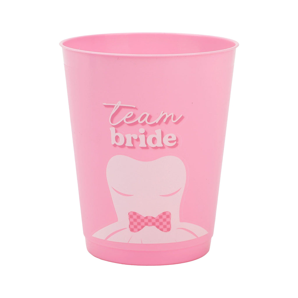 Team Bride vs. Team Groom Bachelorette & Wedding Shower Pong Set (12ct)