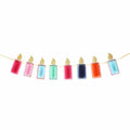 Honeycomb Birthday Candle Banner
