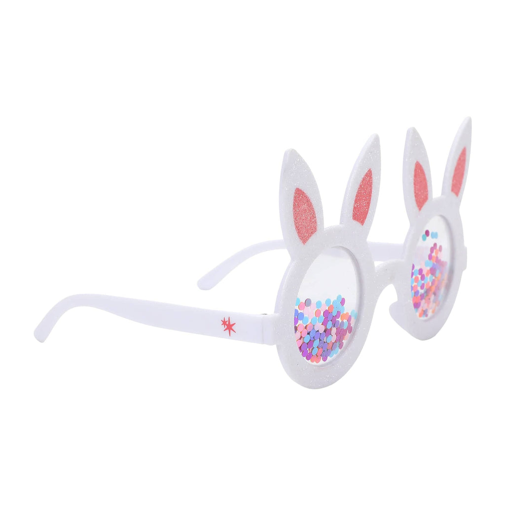 Hop-To-It Confetti Novelty Glasses (Single or Set of 4)