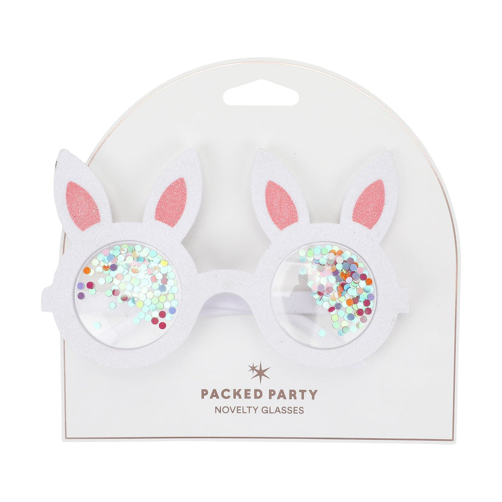 Hop-To-It Confetti Novelty Glasses (Single or Set of 4)