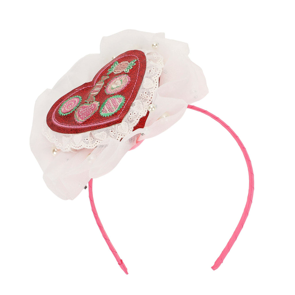 Sweet Treats Heart Novelty Headband (Single or Set of 4)