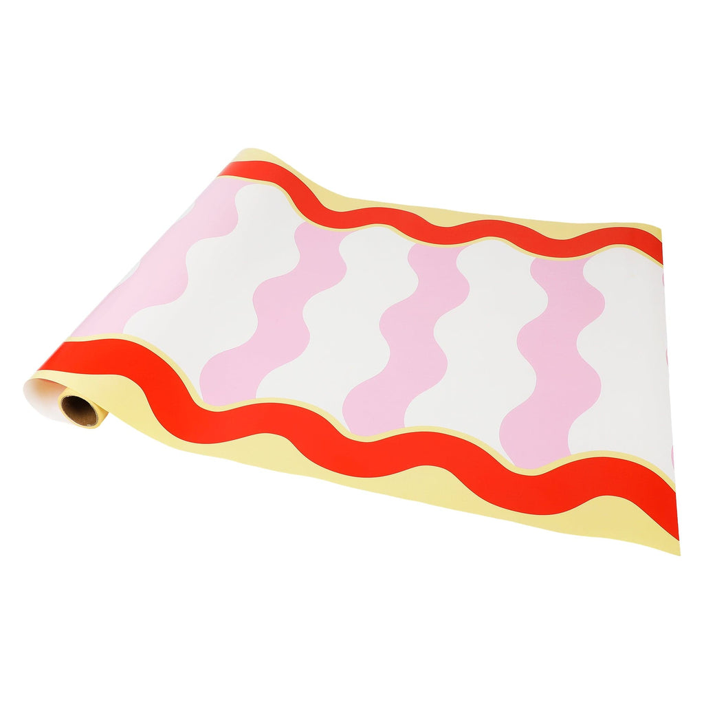 Groovy Waves Paper Table Runner