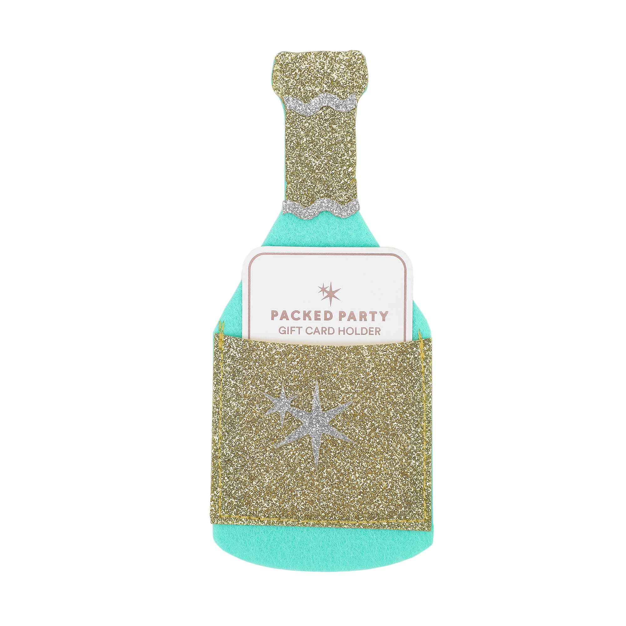 Champagne Bottle Giftcard Holder