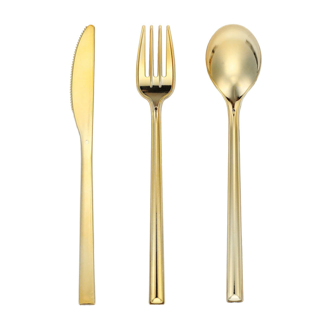 Gold Utensil Set (30 ct)