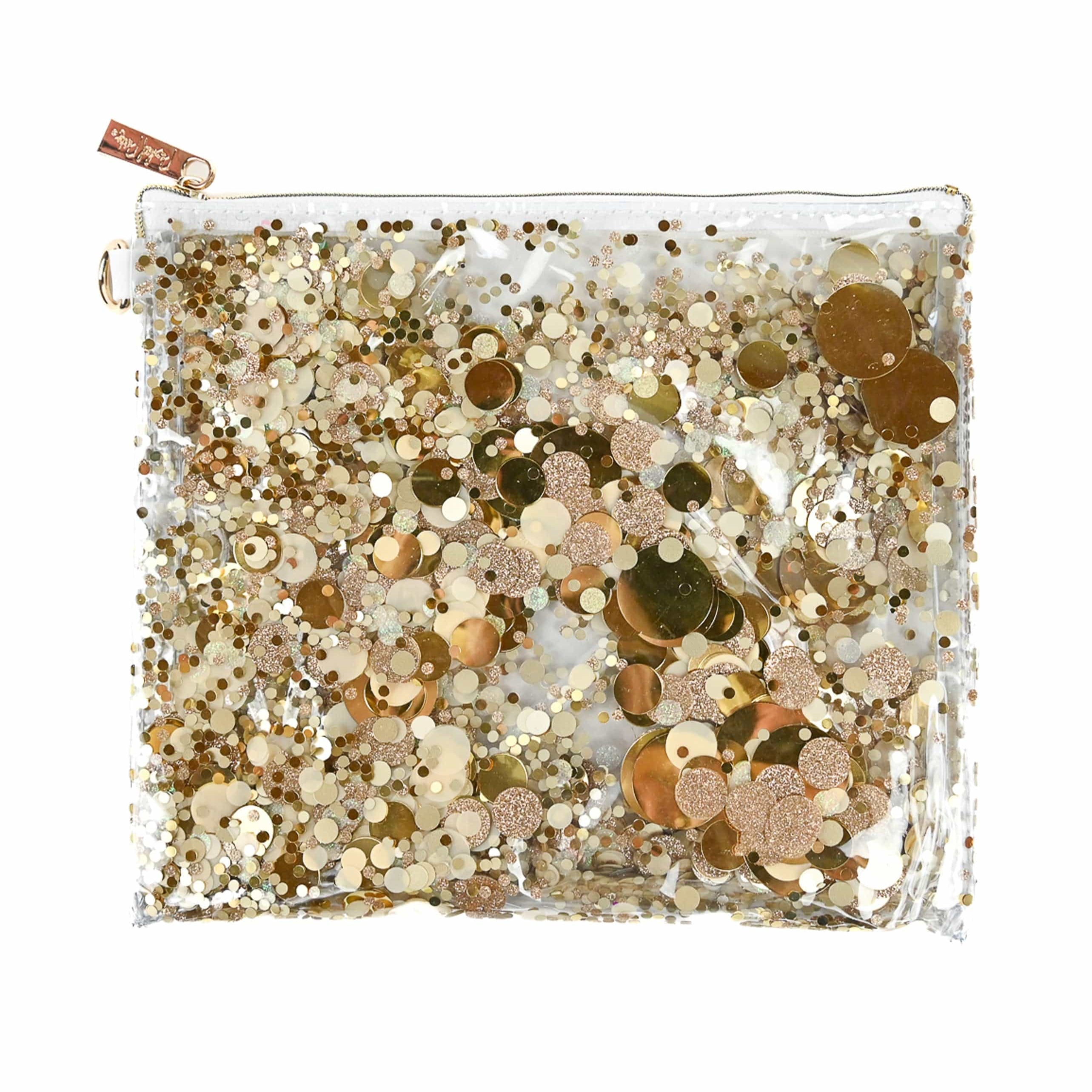 Good As Gold Confetti Everything Pouch