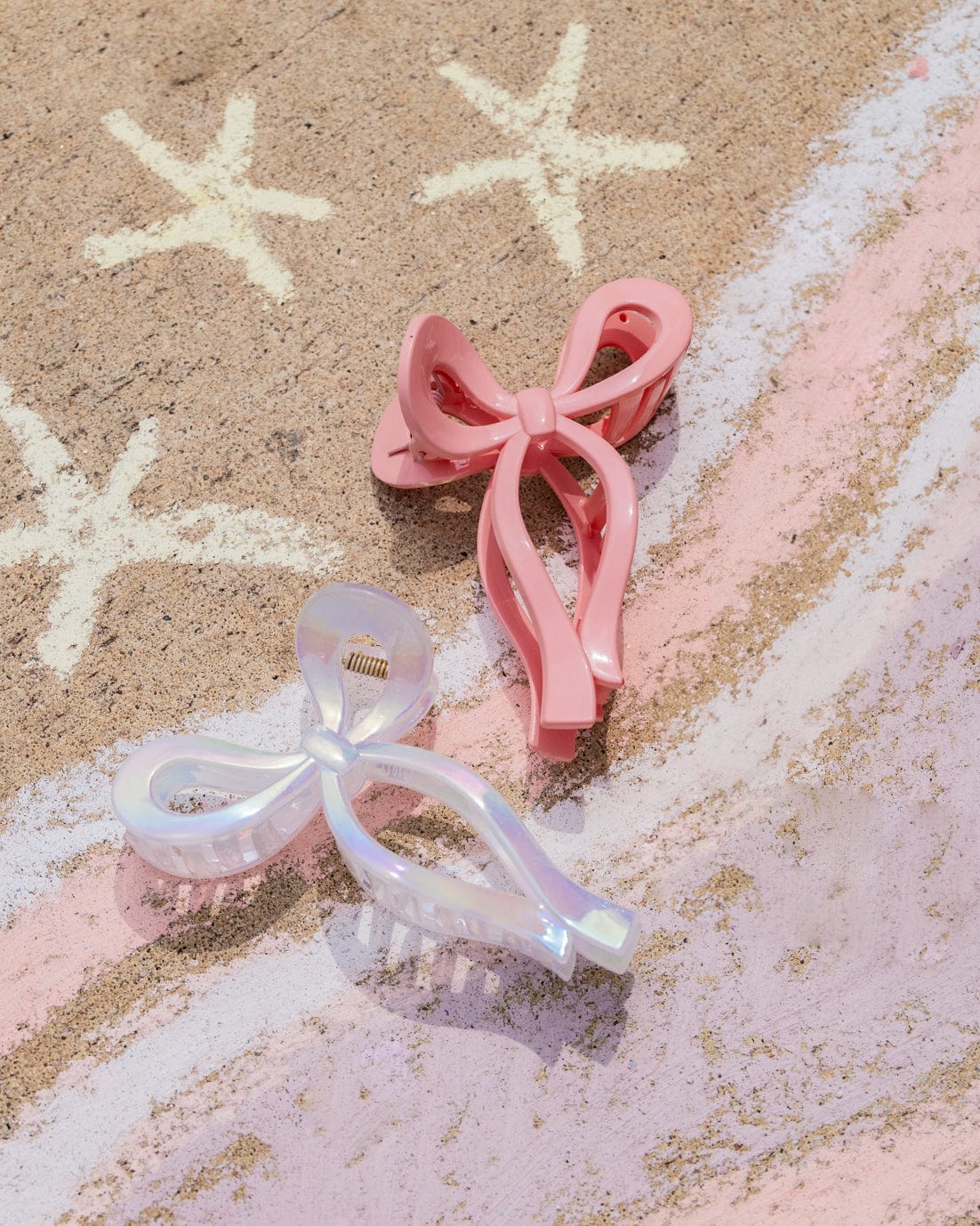 Bow Hair Claw Clips (set of 2)