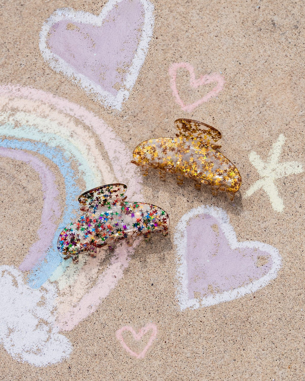 Confetti Club Hair Claw Clips (set of 2)