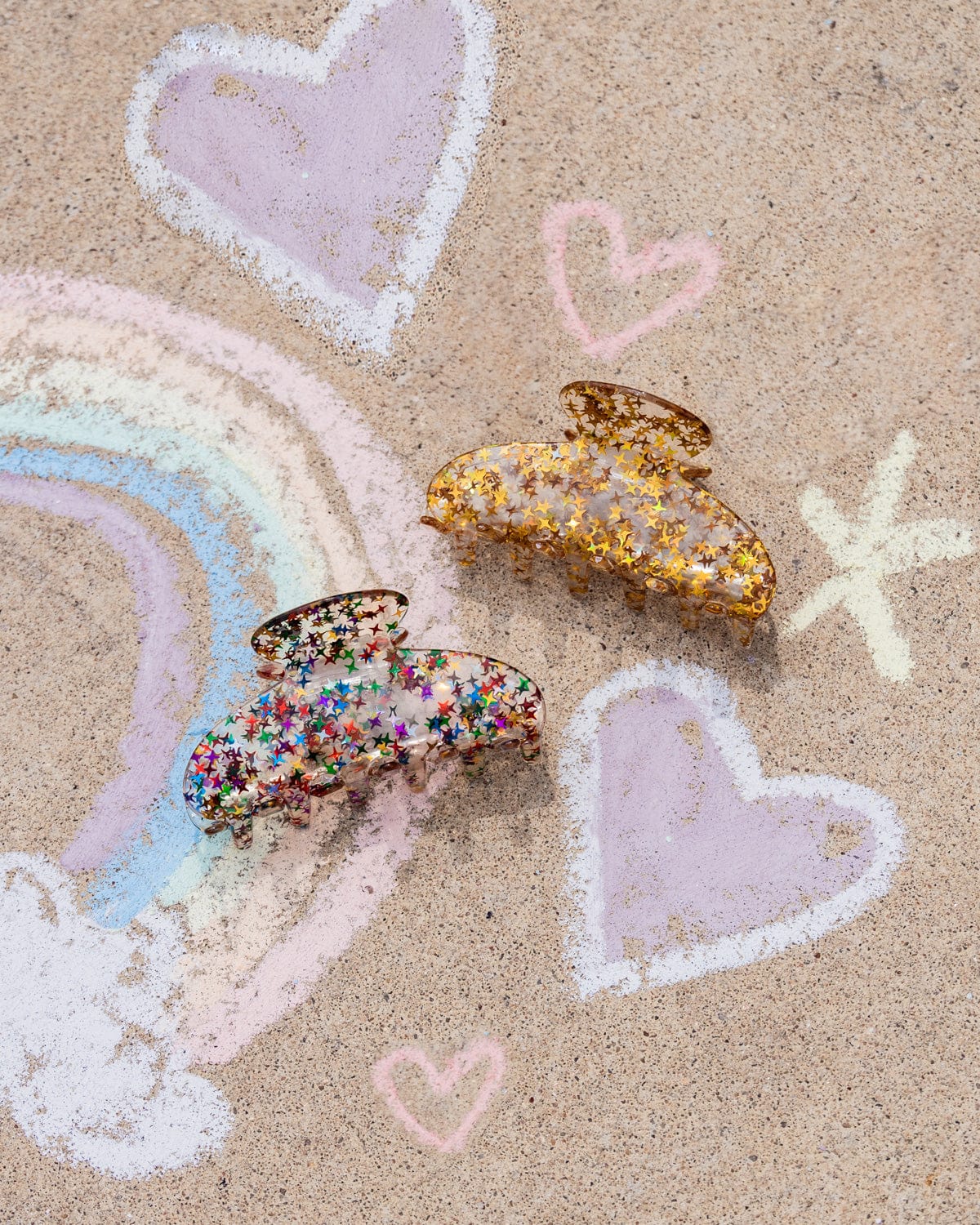 Confetti Club Hair Claw Clips (set of 2)