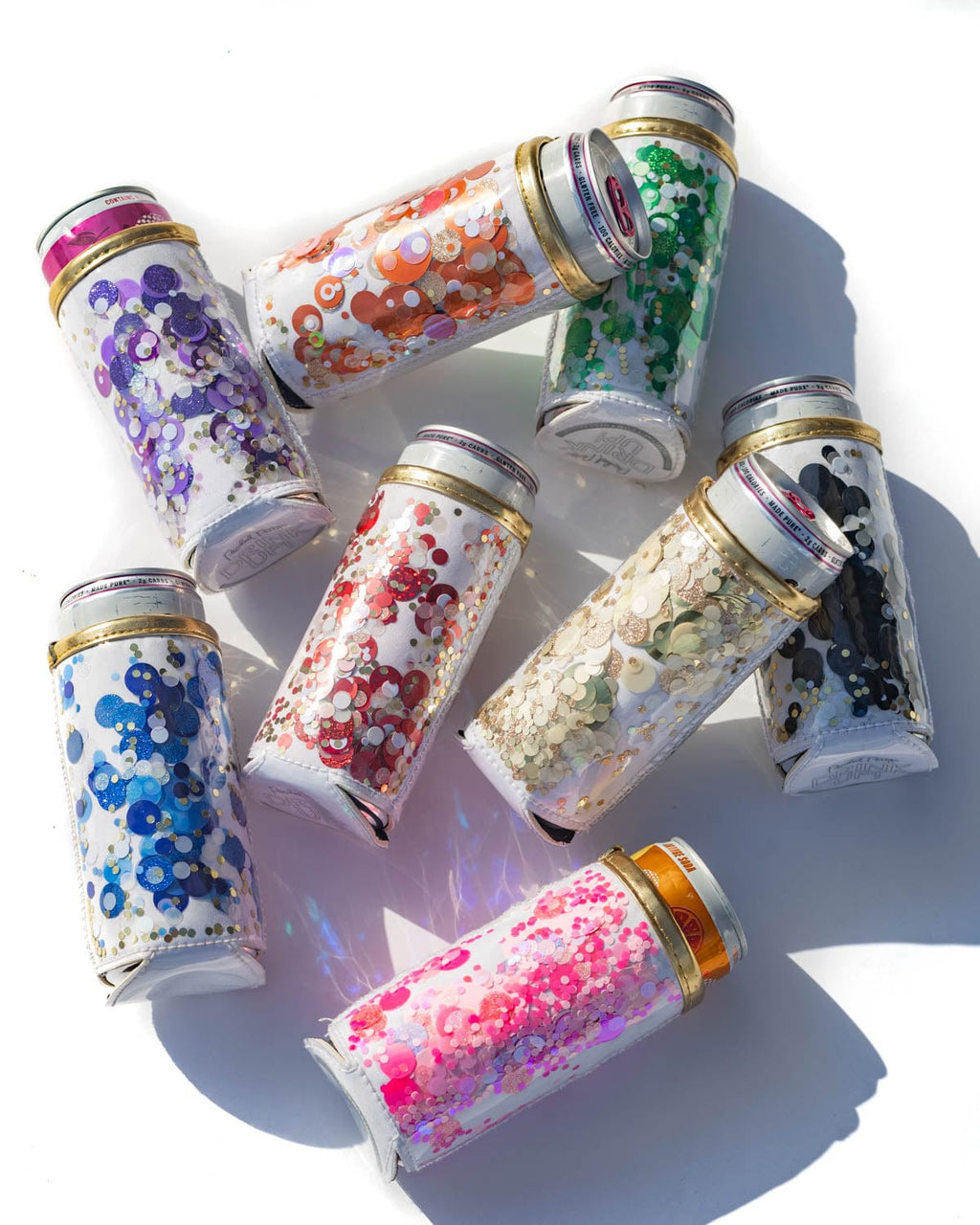 Spirit Squad Confetti Skinny Can Drink Sleeve