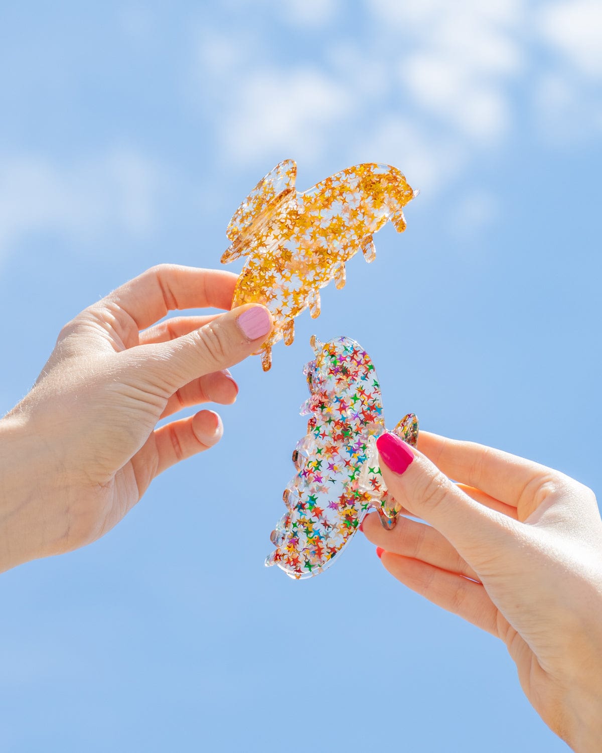 Confetti Club Hair Claw Clips (set of 2)